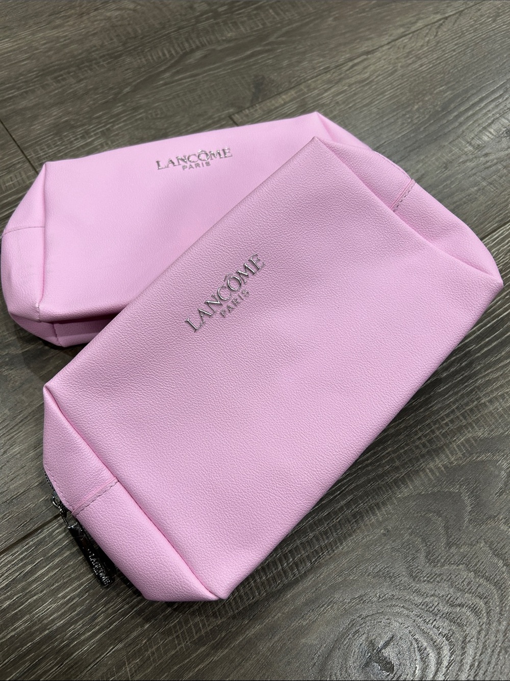 2/$10 Lancome cosmetic bag-pink